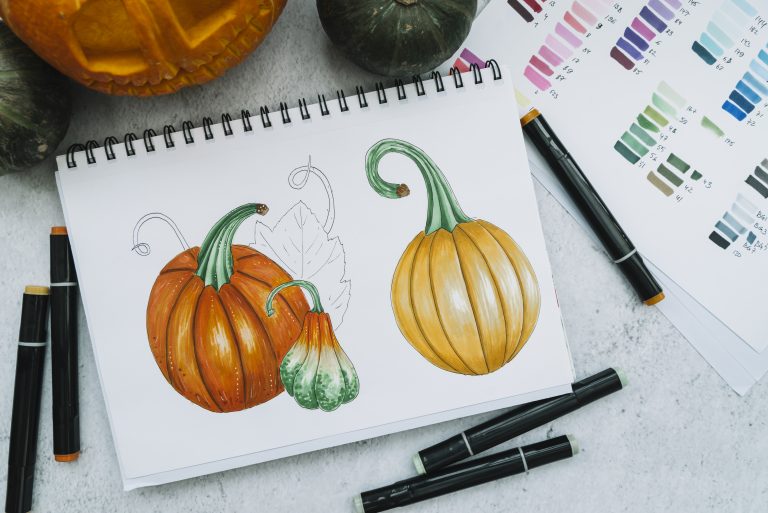 Pumpkin Painting Ideas: Free Way to Decorate for Fall!