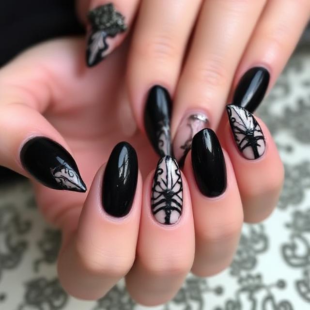 Gothic Nail Styles: The Dark Elegance